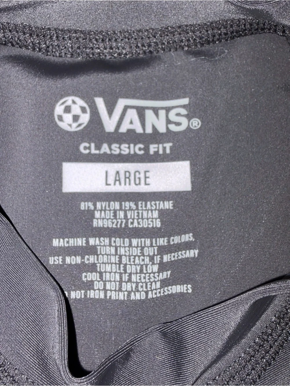 Vans Black and White Checkered Kids Long sleeve shirt and shorts set.